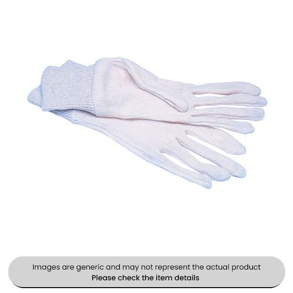 Stretch Fabric Stockinette Gloves Pack Qty 10