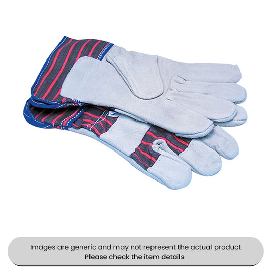 Canadian Pattern High Quality Work Gloves Chrome Leather Palms Pack Qty 5