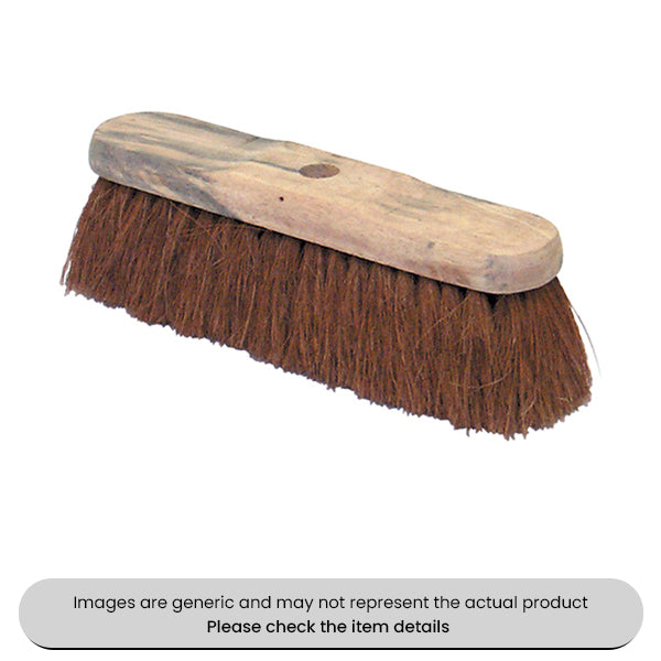 Sweeping Brush Heads Soft Coco Bristles 15/16", 300MM Pack Qty 2