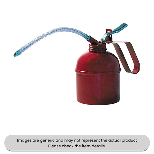 Oil Can Steel Body & Pump 500ML With Flexible Spout Pack Qty 1