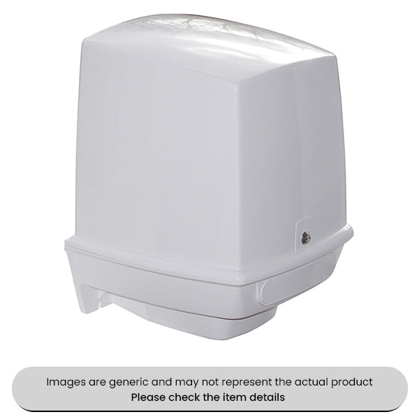 Small Blue Paper Roll Dispenser Wall Mounted With Lock & Key Pack Qty 1