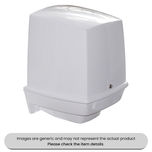Small Blue Paper Roll Dispenser Wall Mounted With Lock & Key Pack Qty 1