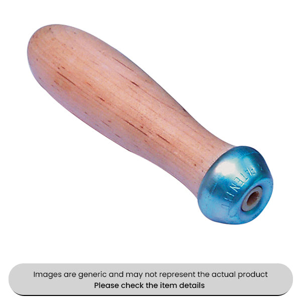 Wooden Python Safety File Handles 126mm 5" Pack Qty 3