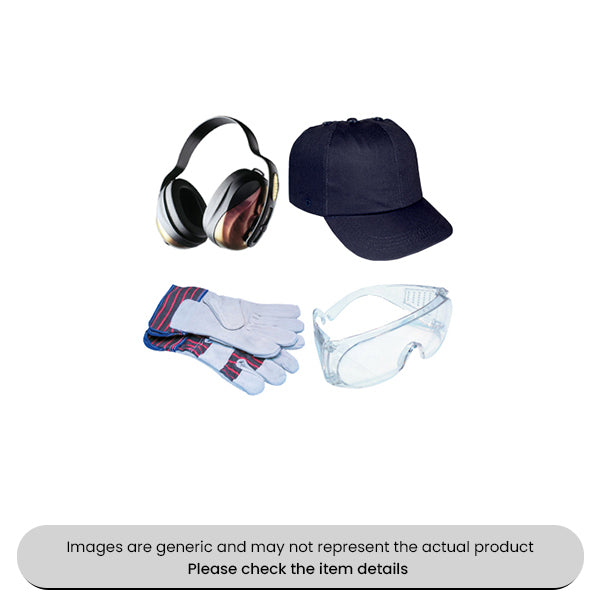 Technicians PPE Kit with Ear Defenders, Rigger & Safety Glasses, Cap Pack Qty 1