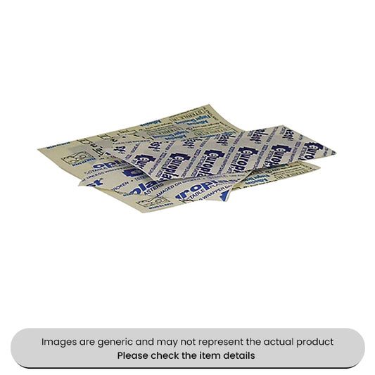 Blue Food Quality Plasters Waterproof Adhesive Individually Packed Pack Qty 80