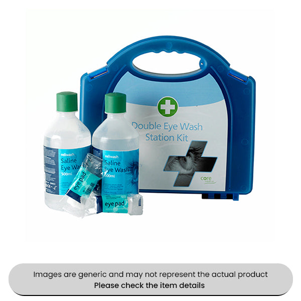 Sterile Eye Wash Station Wall Mountable Pack Qty 1