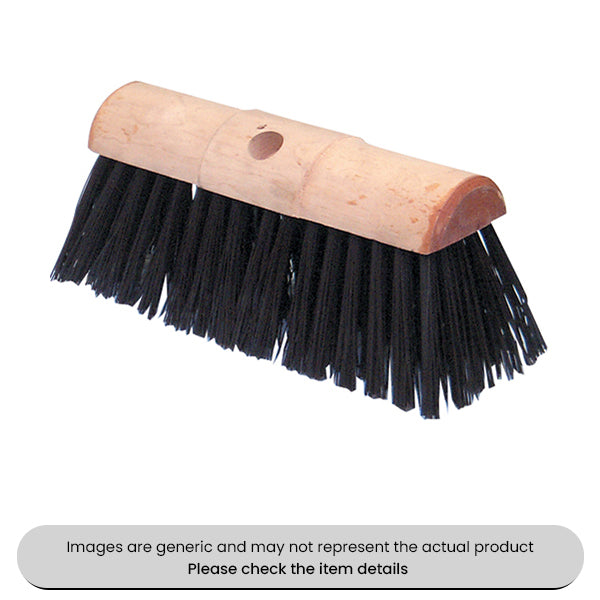Heavy Duty Scavenger Brush Heads Polypropylene Bristles 1 1/8", 330MM Pack Qty 2