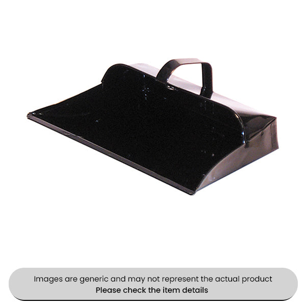 Metal Hooded Dustpan Pack Qty 1