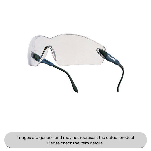 Polycarbonate Viper Safety Spectacles Adjustable Length Side Arms Pack Qty 1
