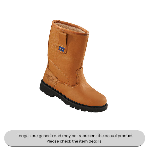 Rigger Boots Fur Lined 10 Steel Toecap With Heel Energy Absorption Pack Qty 1