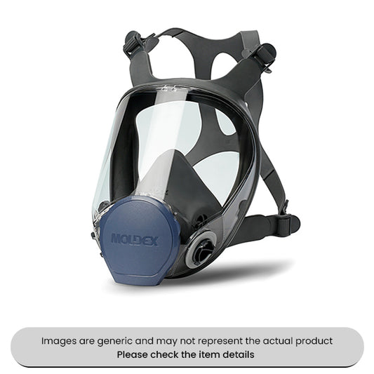 Medium Full Face Mask 9000 Series Panoramic Lens Lightweight Pack Qty 1