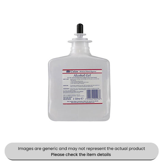 Gel Hand Sanitiser Cutan 1L Dispenser Pack Qty 1