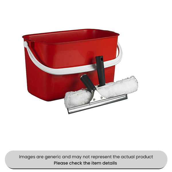 Window Cleaners Kit With Bucket Scrim Squeegee Window Washer Pack Qty 1