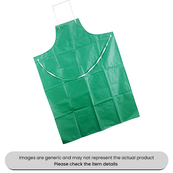 Chemical Resistant Green Apron 48"X36" Pack Qty 1