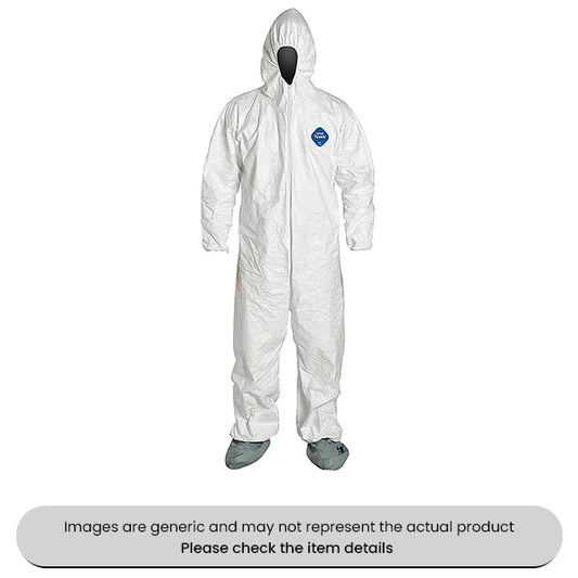 Large Hazardous Overalls Tear Resistant Pack Qty 1