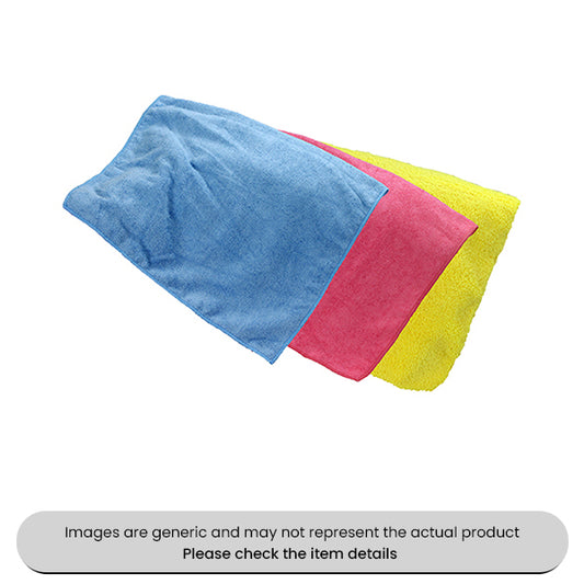 Green Heavy Duty Microfibre Cloths 40X40CM Pack Qty 10