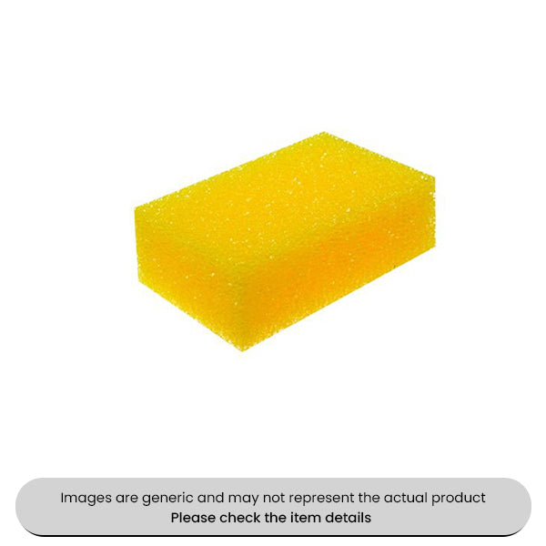 Abrasive Upholstery Sponge 143X94X48mm Pack Qty 1