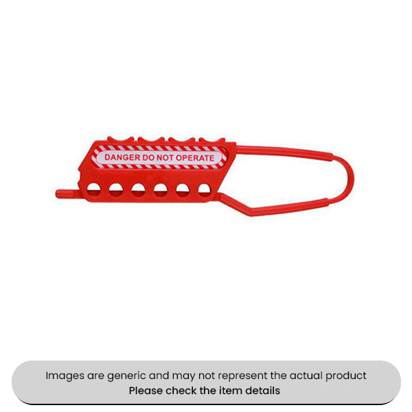 EV Nylon Lockout Hasp 193mm Length And 10mm Diameters Pack Qty 1