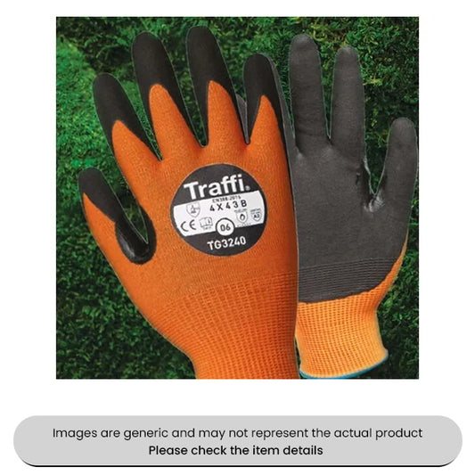 Large Traffi Microdex LTX Gloves Cut Level B Pack of 10