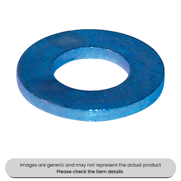 Zinc Plated Steel Flat Washers BS 3410 Table 3 1/4" Pack Qty 500