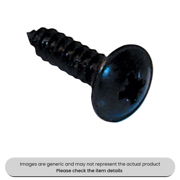 Chemical Black Self Tapping Screws PZD Flange Head 10X3/4" Pack Qty 200