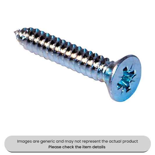 Zinc Plated Woodscrews PZD Countersunk Head 8X3/4" Pack Qty 200