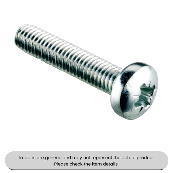 Taptite Screws PZD Pan Head Metric M6X25 Pack Qty 100