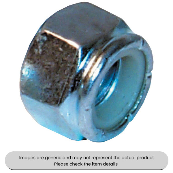 Zinc Plated Nylon Insert Locking Nuts P Type 5/8" UNC Pack Qty 50