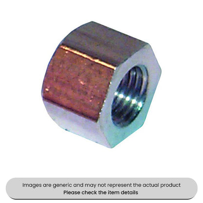 Brass Manifold Nuts Imperial 5/16" UNF Pack Qty 50