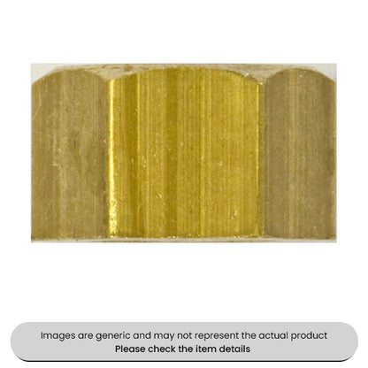 Brass Manifold Nuts Metric M8 Pack Qty 50
