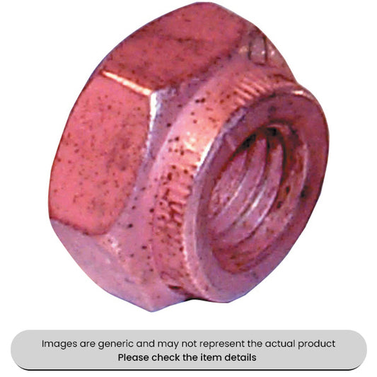 Manifold Nuts Copper Flashed DIN 980, M10 Pack Qty 50