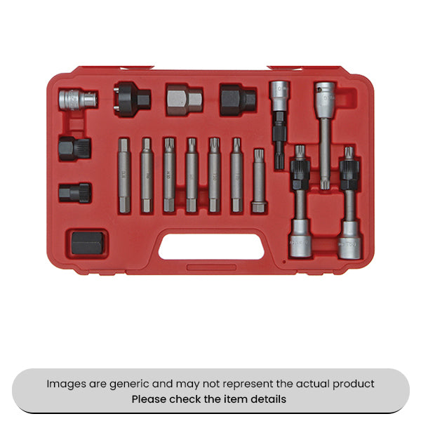 Alternator Pulley Tool Set 18 Piece Pack Qty 1
