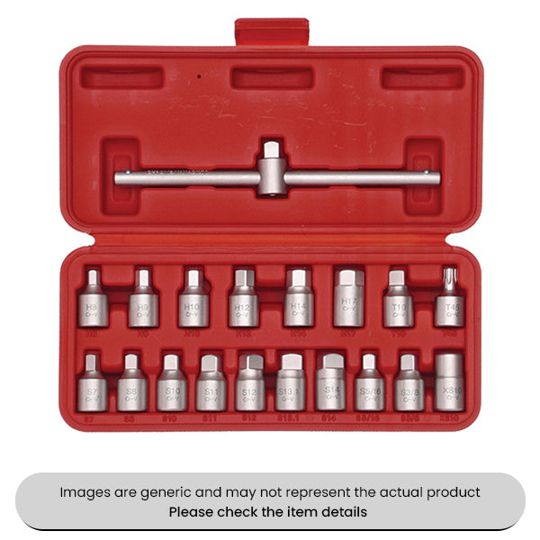 Chrome Vanadium Steel Drain Plug Key Set Pack Qty 1