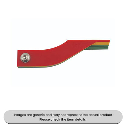 Green, Yellow, Red Brake Pad Thickness Gauge Pack Qty 1