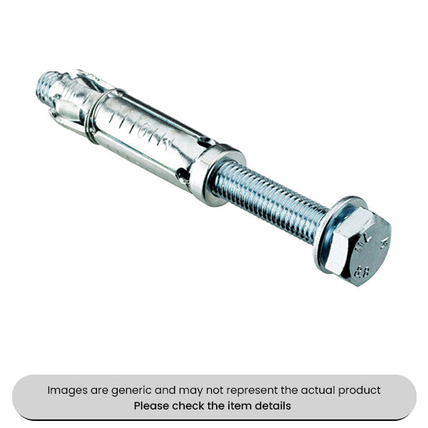 Zinc Plated Shield Loose Bolts Metric M6X40MM Pack Qty 10