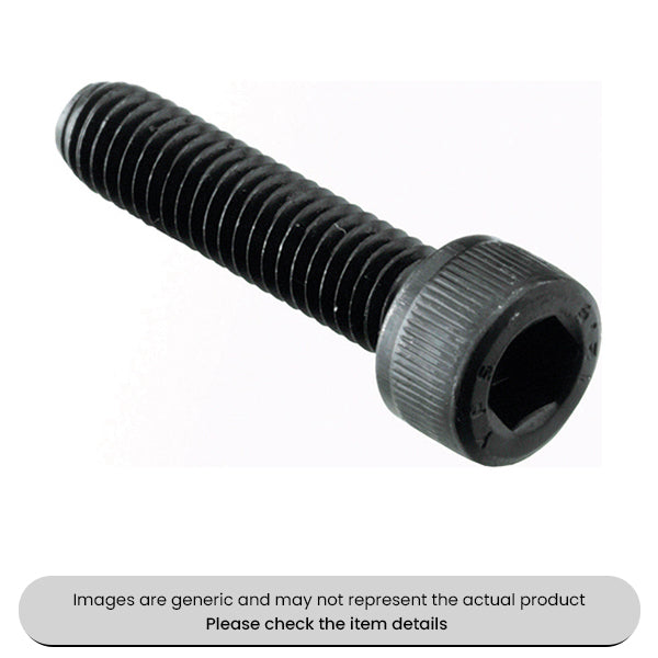 Black Socket Capscrews Metric DIN 912, Grade 12.9, M4X25MM Pack Qty 200