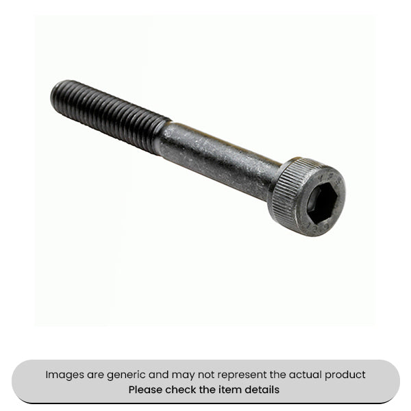 Black Socket Capscrews Metric DIN 912 Grade 12.9 M12X80mm Pack Qty 25