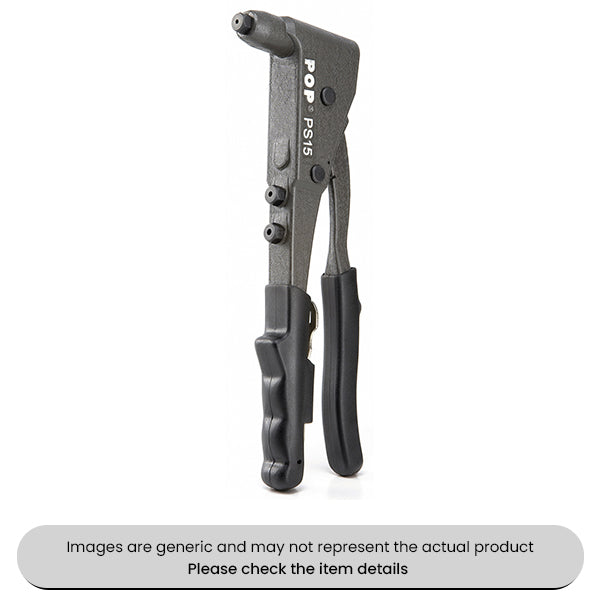 Pressed Steel Eclipse Easy Grip Hand Gun Riveter 3-5mm Pack Qty 1