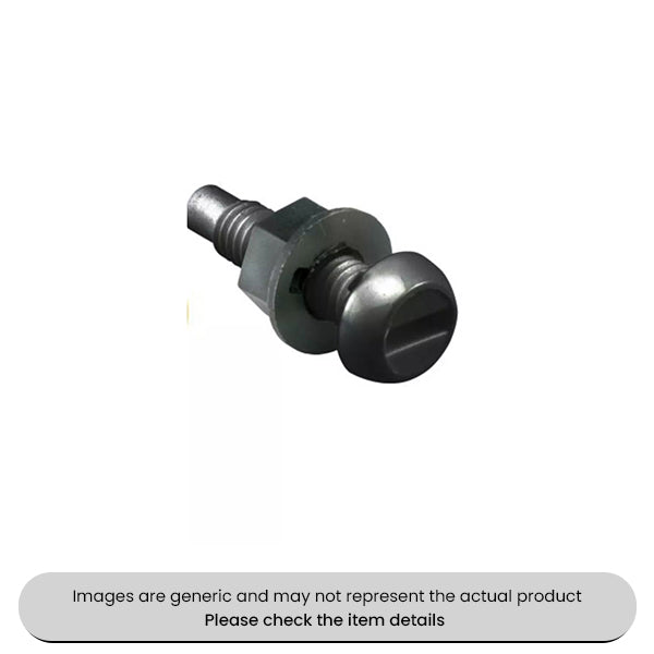 No. Plate Fixings Black Slotted Nylon Nuts & Bolts 1" Pack Qty 100
