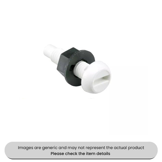 No. Plate Fixings White Slotted Nylon Nuts & Bolts 3/4" Pack Qty 100