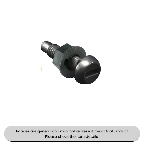No. Plate Fixings Black Slotted Nylon Nuts & Bolts 3/4" Pack Qty 100