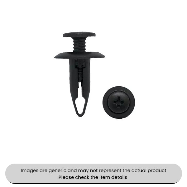 Screw Type Push Rivets Open Ended Hammer/Push-in 0.2-4.8MM Pack Qty 25