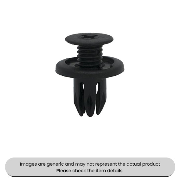 Screw Type Push Rivets Open Ended Hammer/Push-in 2.4-6.8mm Pack Qty 25
