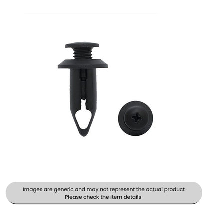 Screw Type Push Rivets Open Ended Hammer/Push-in 4.1-8.2MM Pack Qty 25