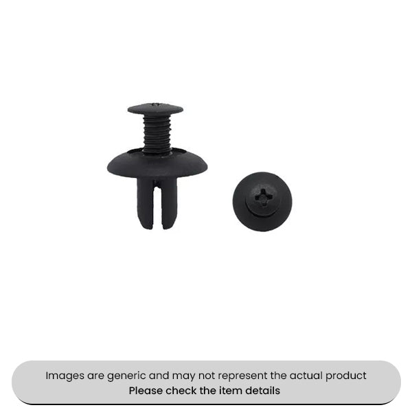 Screw Type Push Rivets Open Ended Hammer/Push-in 1-5.2MM Pack Qty 25