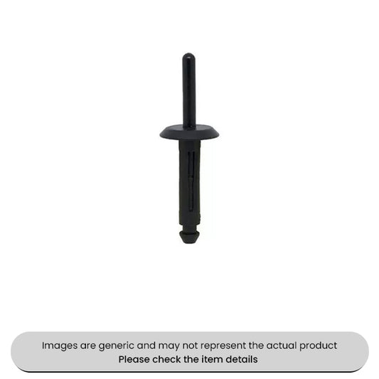 Black Plastic Rivet 6-10mm Pack Qty 25