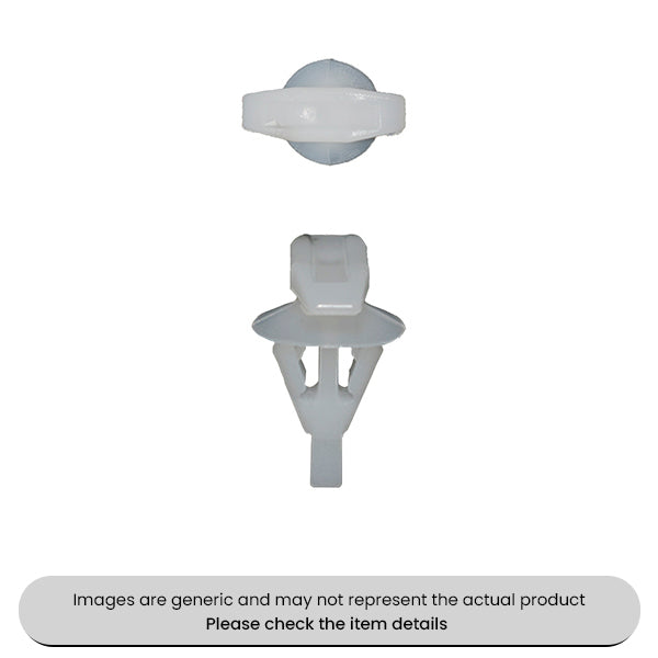 Door Weather Strip White Clip 15mm 9mm 15mm 4mm Pack Qty 25