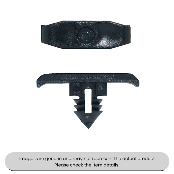Weather Strip Black Retainer Black Clip 17mm 5.5mm 5mm 4mm Pack Qty 25