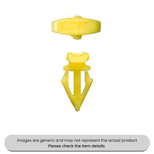Weather Strip Retaining Yellow Clip 14mm 6mm 14mm 4mm Pack Qty 25