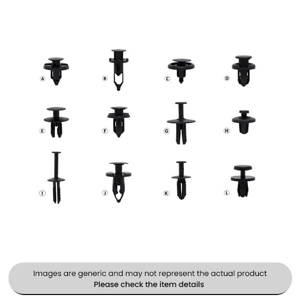 Push-type Retainer Rivet Open Nose 0.8-6MM, 8-9.7MM, 9.1MM Pack Qty 25
